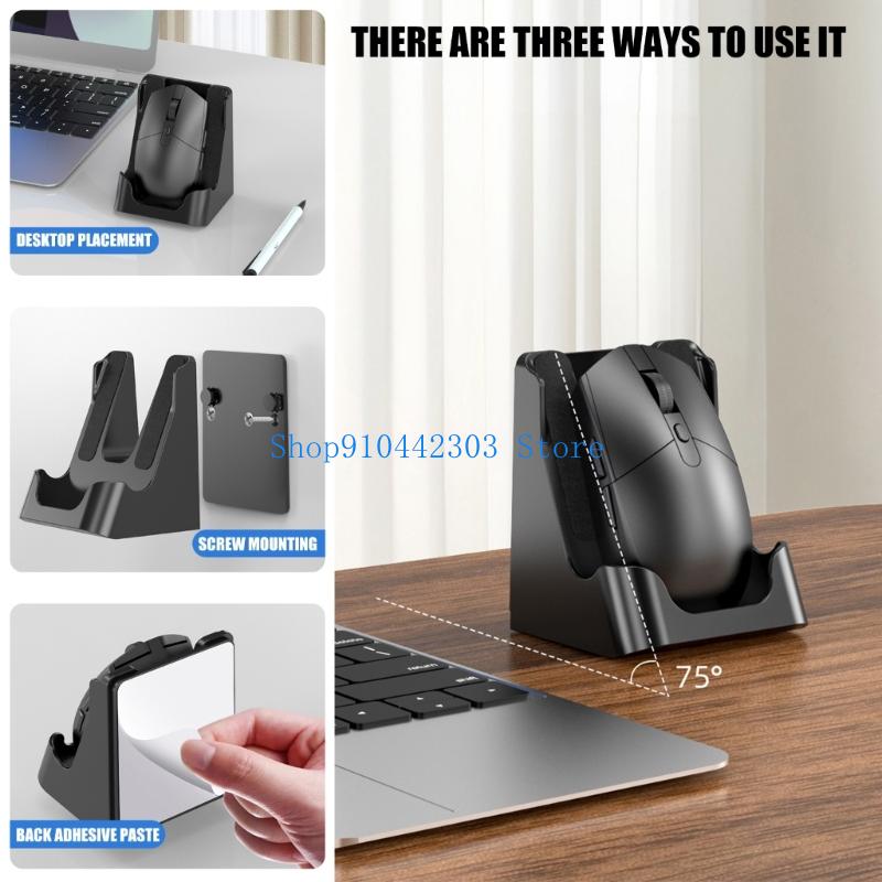 Desk Setup Clean - 652F Modern Mouse Stand Wall Mountable