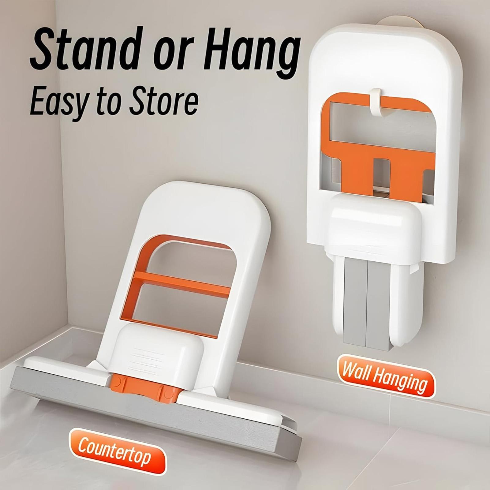 Desk Setup Clean - Self-Squeezing Desktop Mop Handheld Sponge Mop