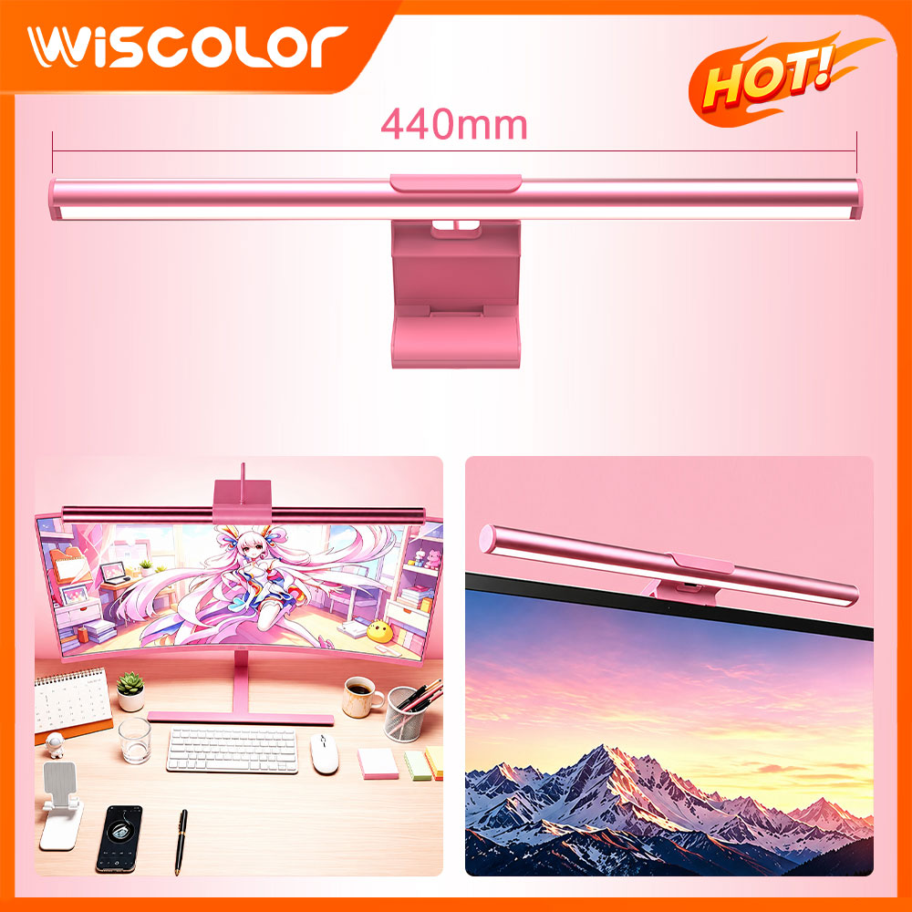 Desk Setup For Office - Monitor Light Bar Led Lights Smart