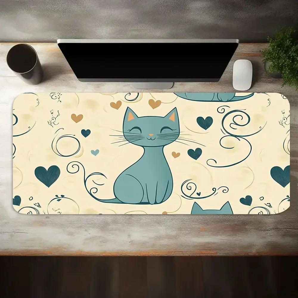 Desk Setup For Office - Gaming Mouse Pad 1PC Animal Cartoon
