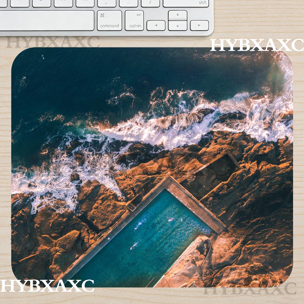 Desk Setup Photography - HYBXAXC MAerial Ocean Wave Mouse Pad,