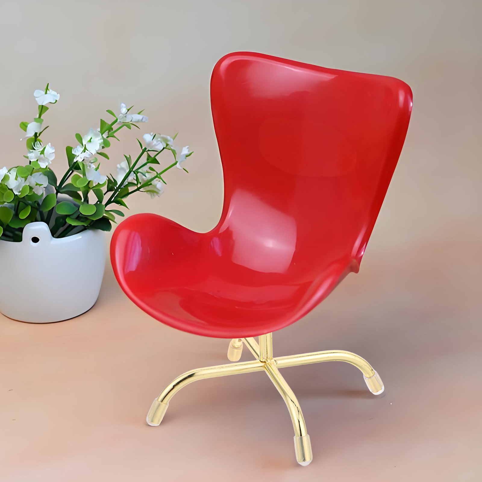 Desk Setup Photography - Mini Swivel Chair Base Metal Legs