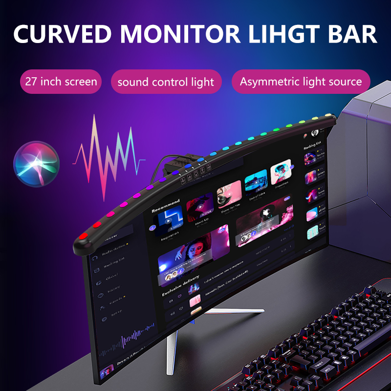 RGB Light Bar Monitor Smart Wi - Desk Setup For Office review and price