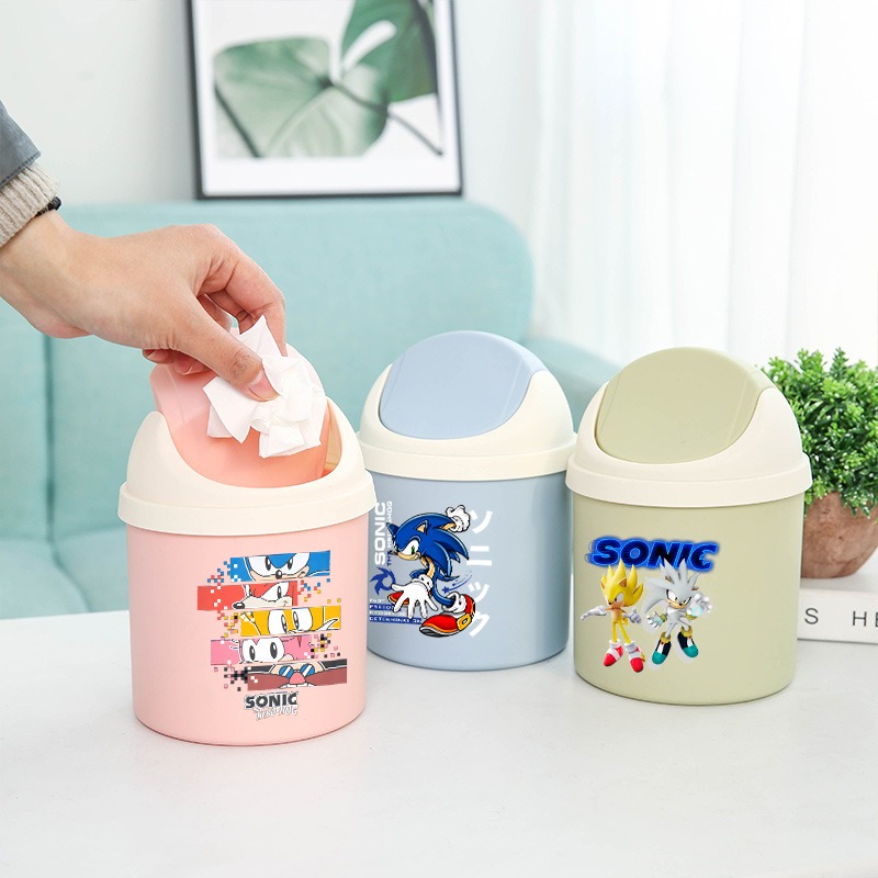 Sonics Car Trash Can Cartoon A - Desk Setup Clean review and price