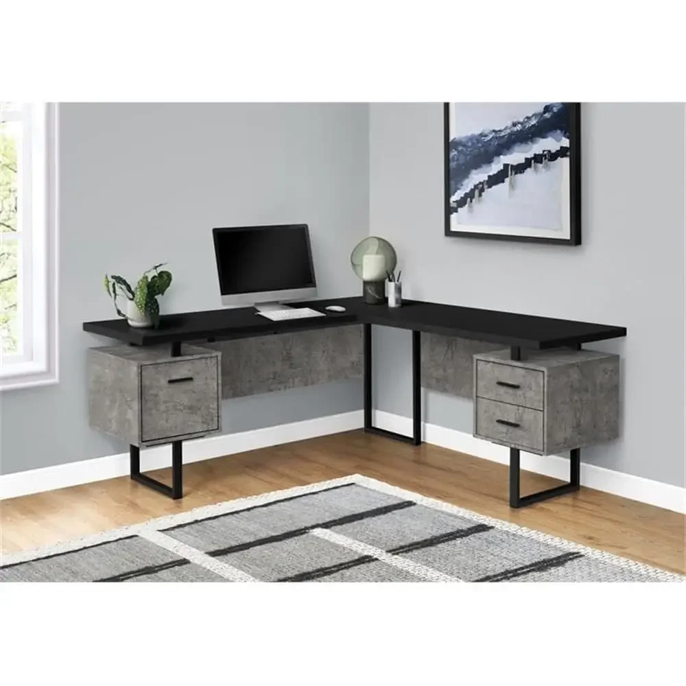 L-Shaped 70 Computer Desk with - Desk Setup For Office review and price