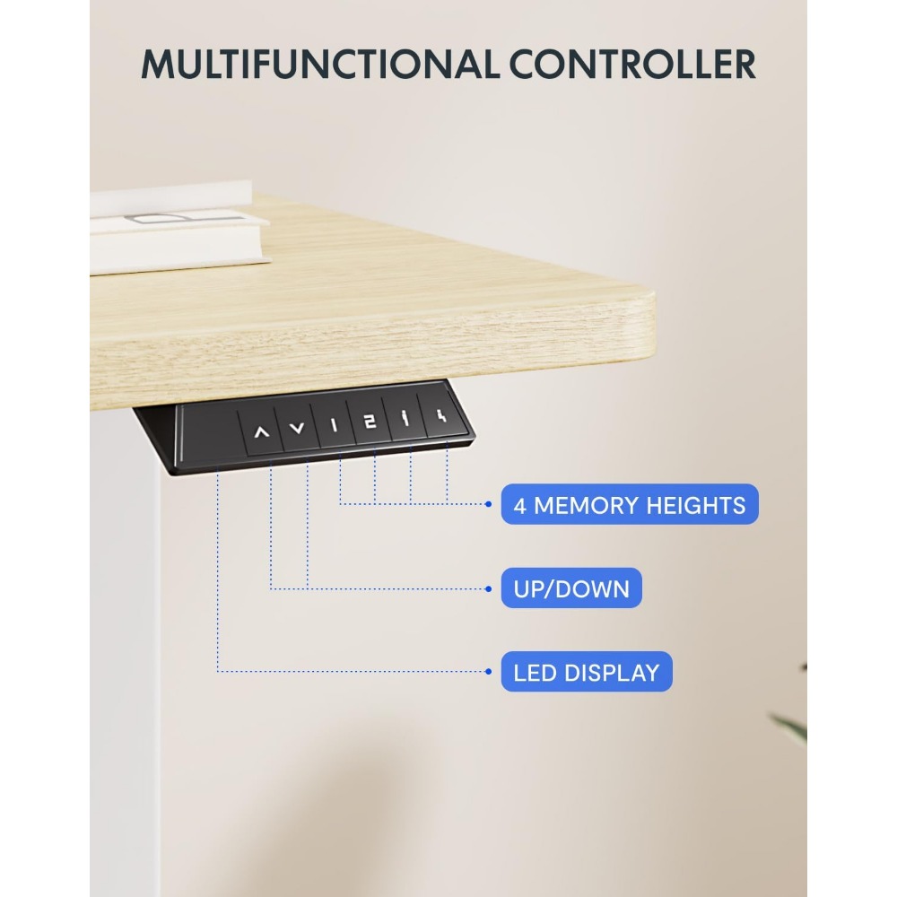 FLEXISPOT 63x32 Inch Electric  - Desk Setup For Office review and price