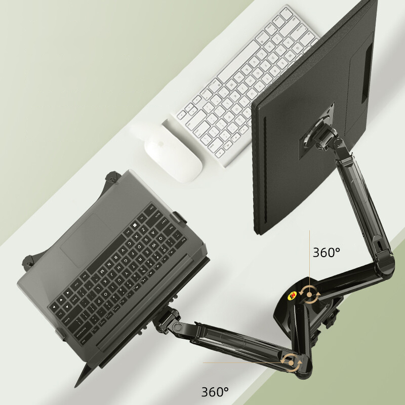 Desktop NB F160 + FP-2 Gas Spr - Dual Monitor Desk Setup review and price