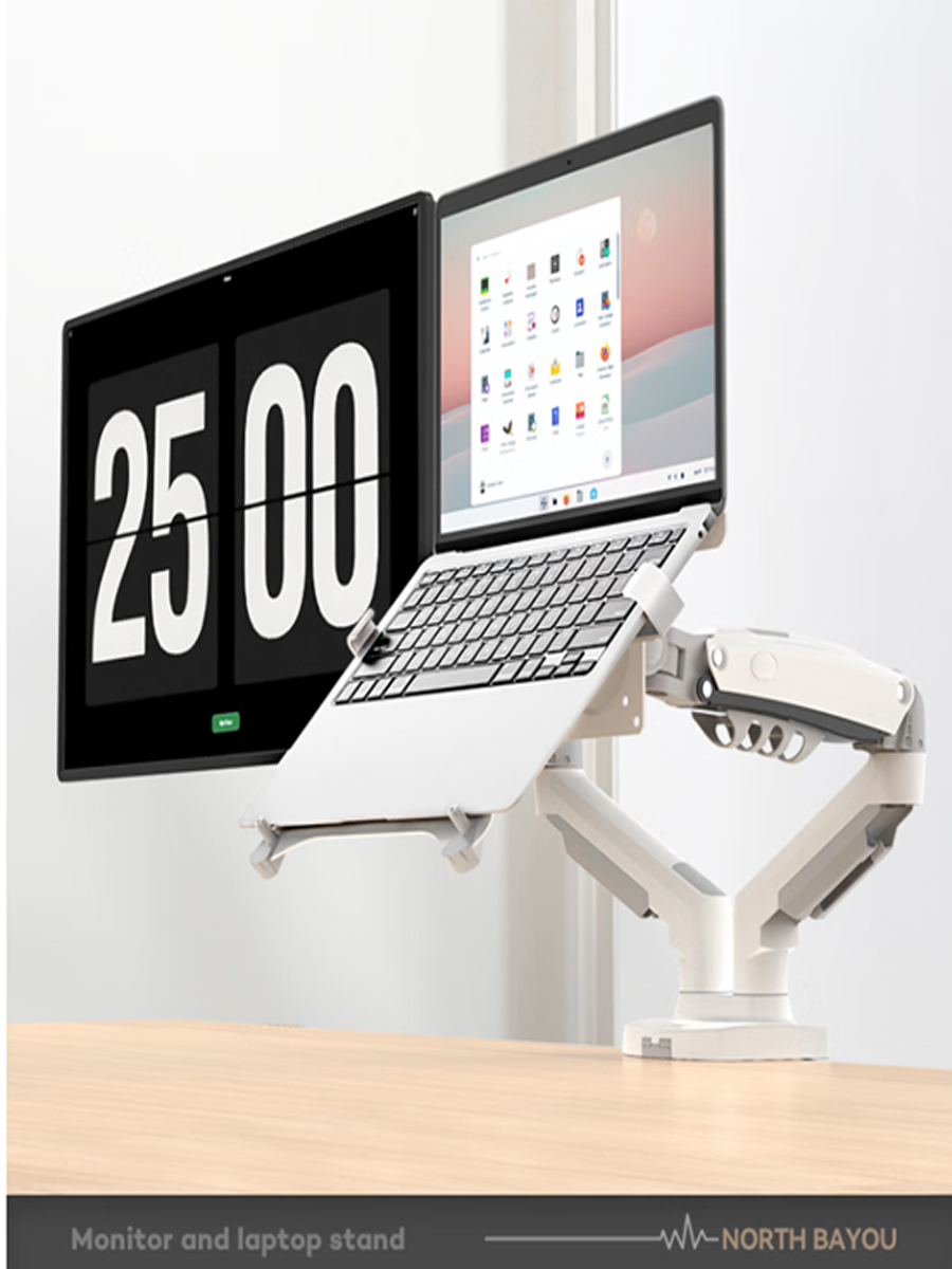 Desktop NB F160 + FP-2 Gas Spr - Dual Monitor Desk Setup review and price