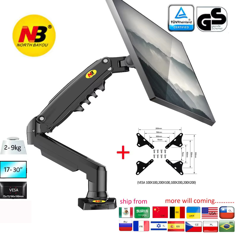 NEW NB F80 17-30' Desktop LED  - Dual Monitor Desk Setup review and price