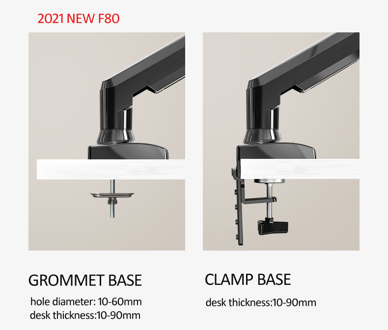 NEW NB F80 17-30' Desktop LED  - Dual Monitor Desk Setup review and price