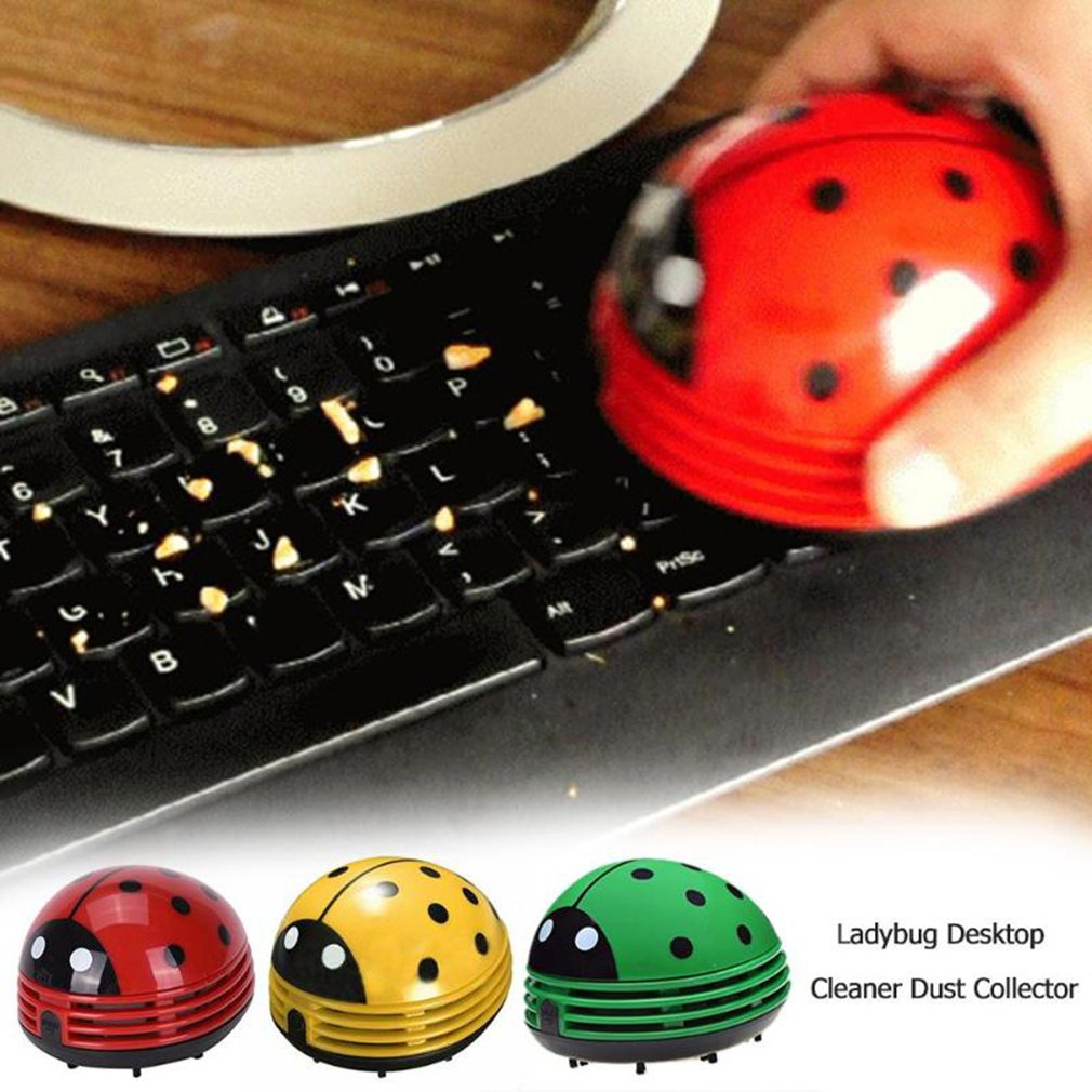 Cute Ladybug Desktop Vacuum Cl - Desk Setup Clean review and price