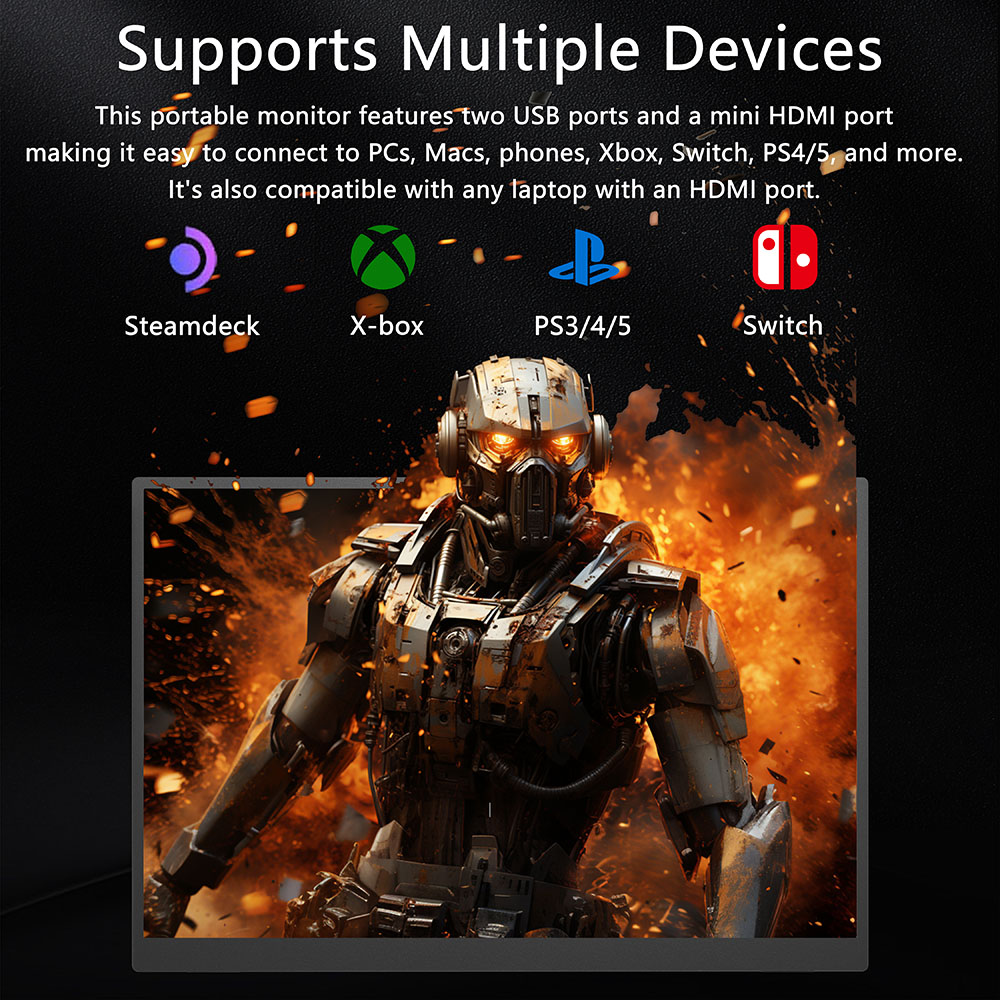MAFNKOU 16 Inch 144Hz Gaming M - Dual Monitor Desk Setup review and price