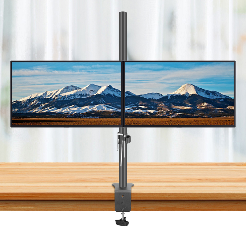 (80cm) DL-T902-280II Full Moti - Dual Monitor Desk Setup review and price