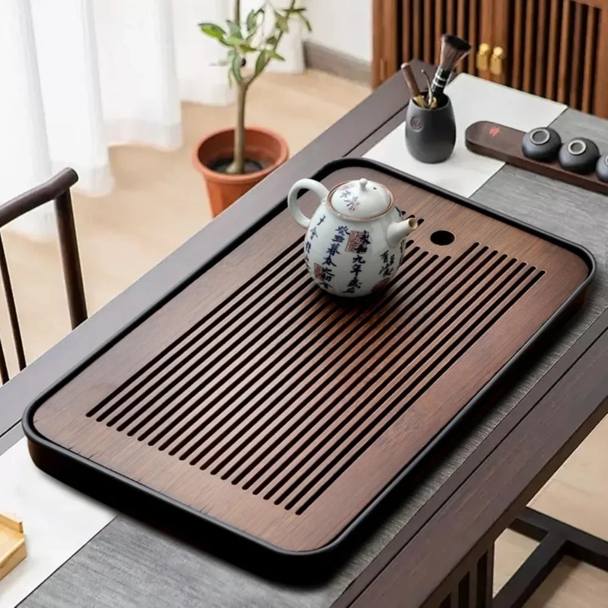 Portable Detachable Bamboo Tea - Desk Setup Clean review and price