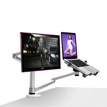 Hyvarwey OA-7X Desktop 27 inch - Dual Monitor Desk Setup review and price