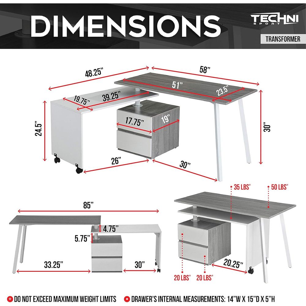 L-Shaped Black Gaming Desk - P - Desk Setup L Shaped review and price