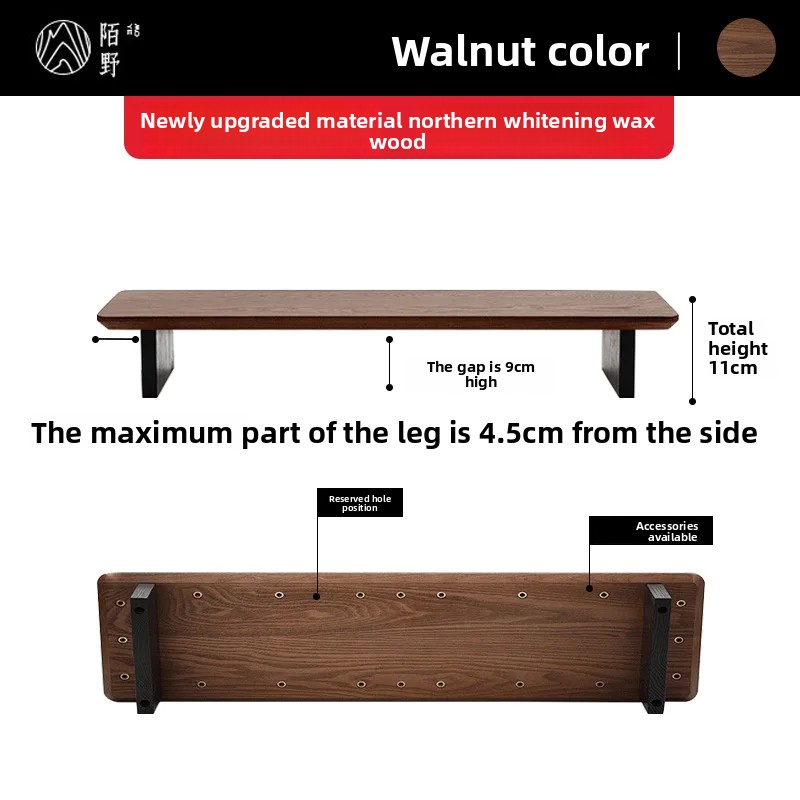 Solid Wood Monitor Riser Stand - Desk Setup For Office review and price