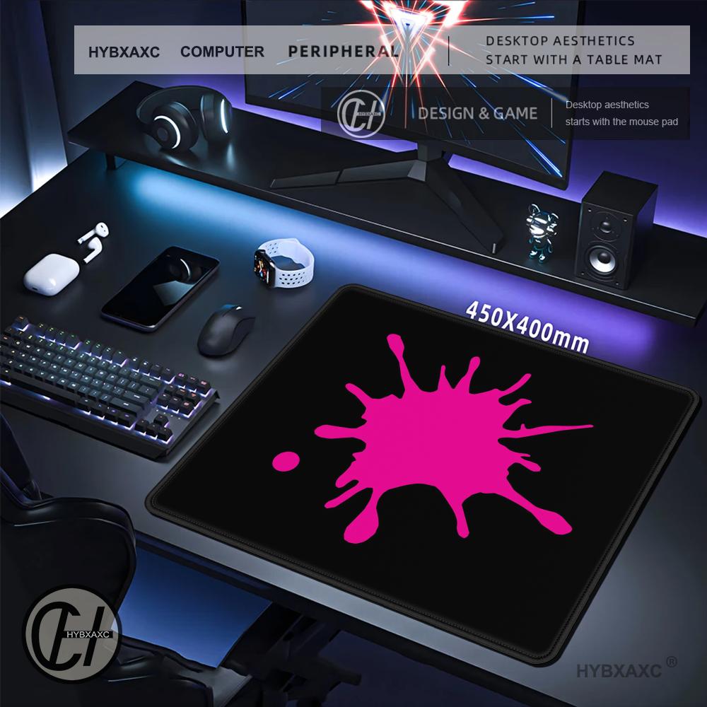 HYBXAXC Pink Splash Ink Art Sm - Desk Setup Gaming And Work review and price