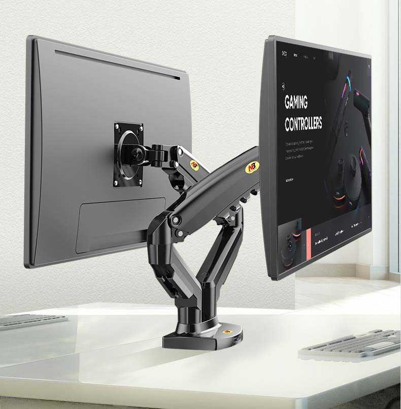 NB NEW F160 Gas Spring 17'-27' - Dual Monitor Desk Setup review and price