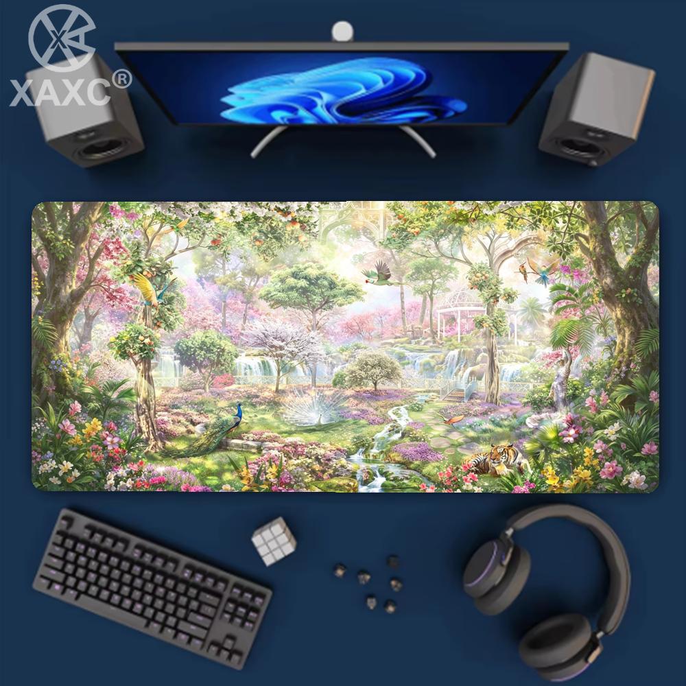 nchanted Forest Desk Mat 90x40 - Desk Setup Gaming And Work review and price