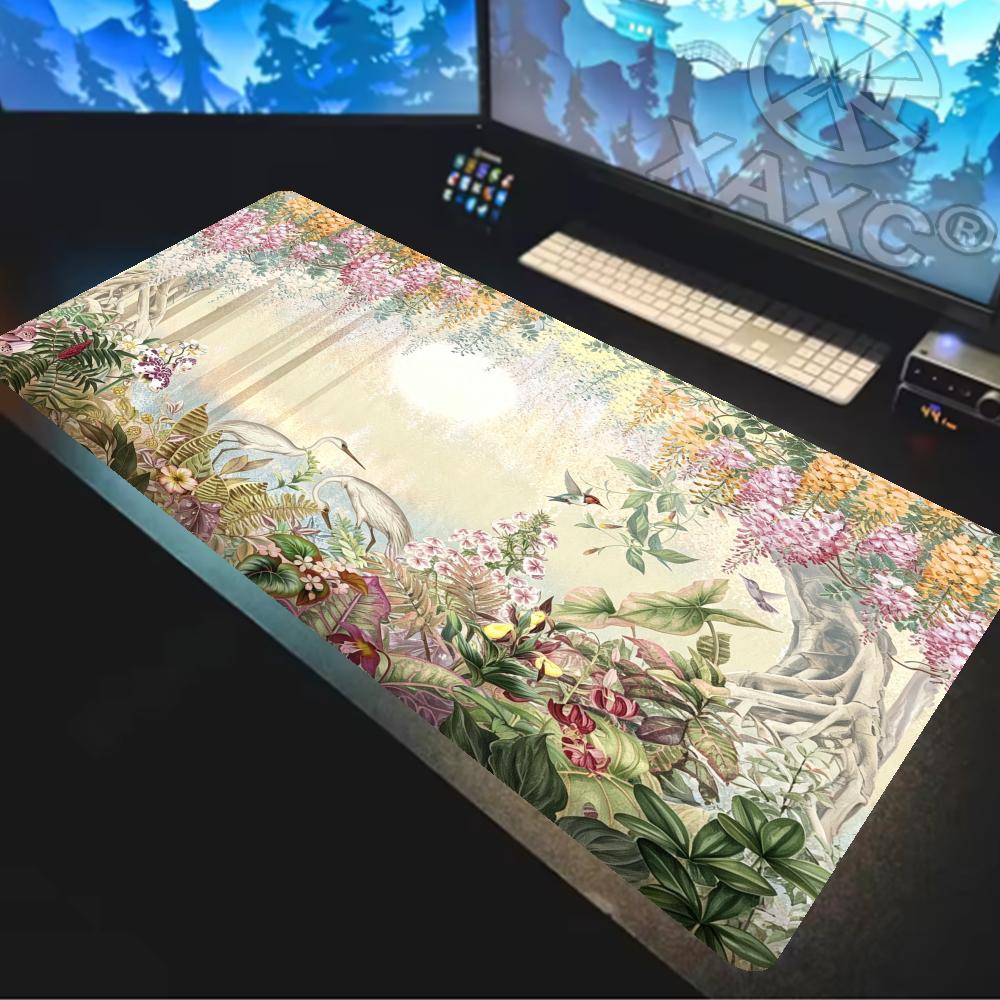 nchanted Forest Desk Mat 90x40 - Desk Setup Gaming And Work review and price