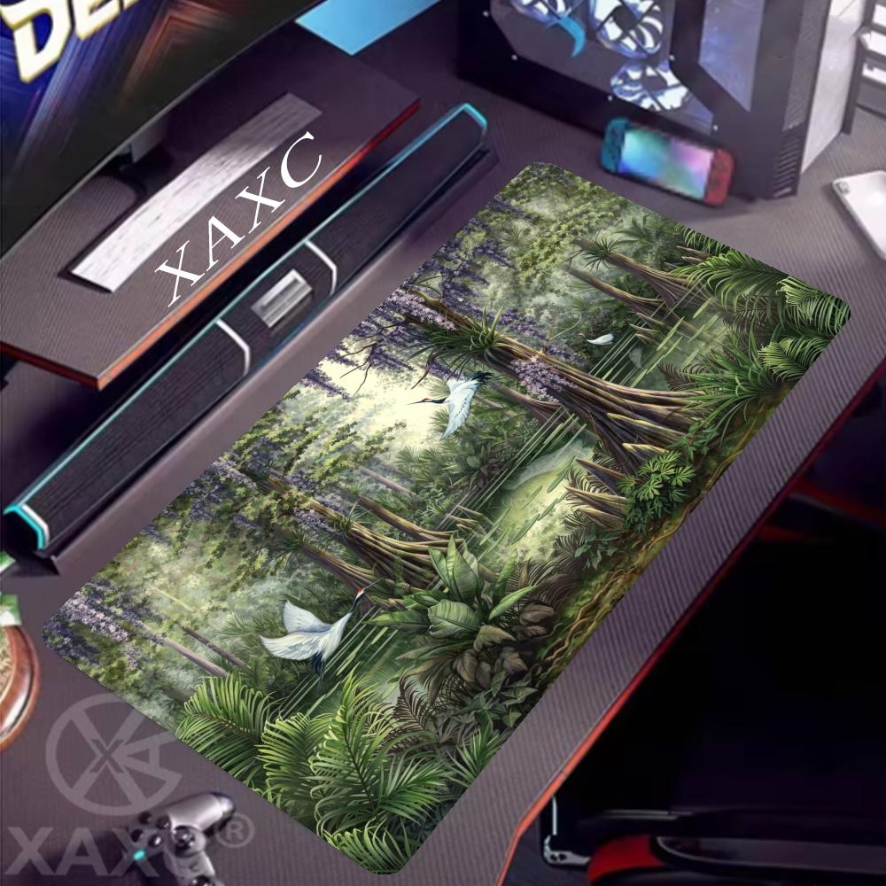 nchanted Forest Desk Mat 90x40 - Desk Setup Gaming And Work review and price