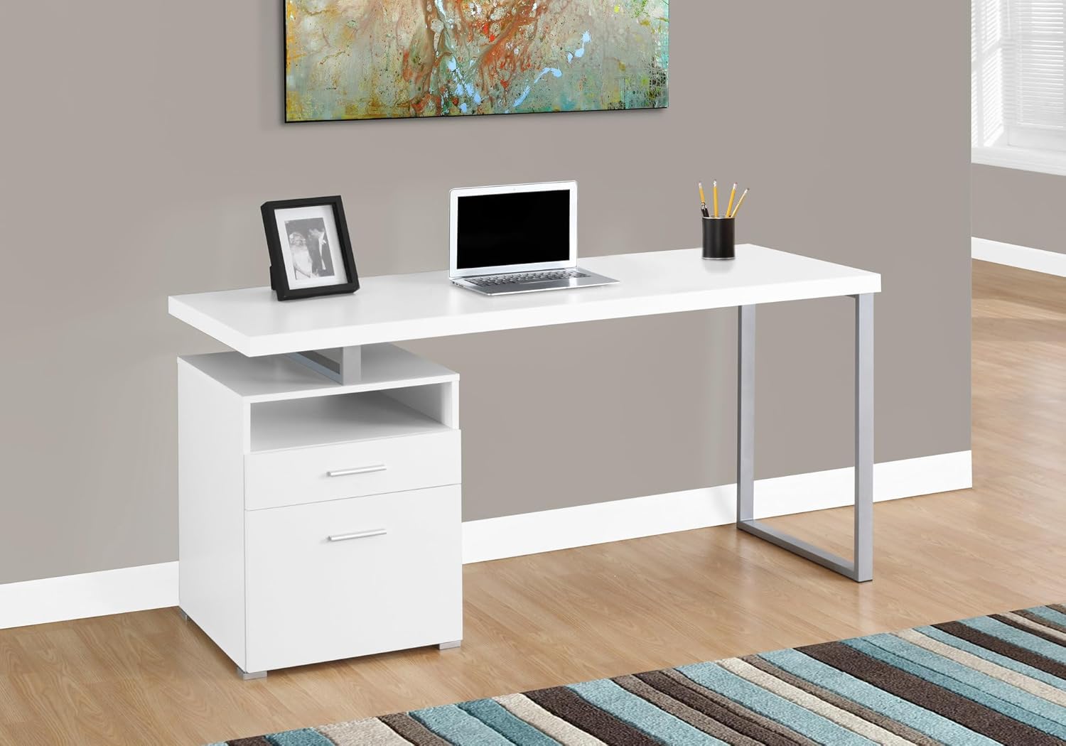 Computer Writing Desk with Dra - Desk Setup L Shaped review and price