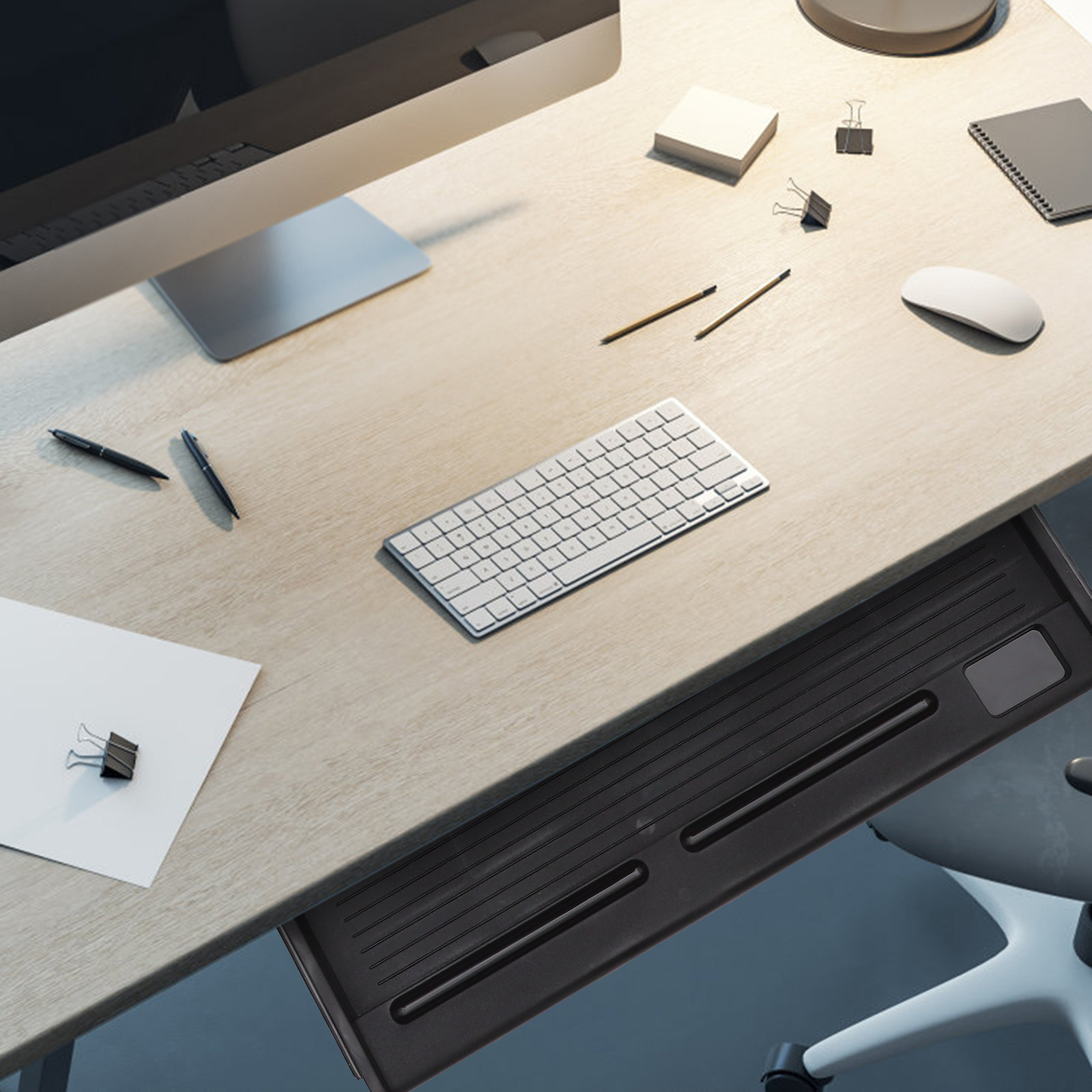 1Set Keyboard Tray Under Desk  - Desk Setup For Office review and price