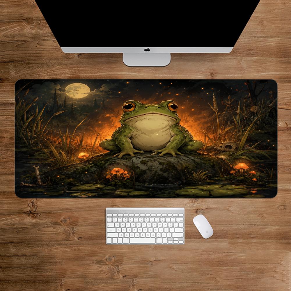 Enchanted Frog Mouse Pad Desk  - Desk Setup Gaming And Work review and price