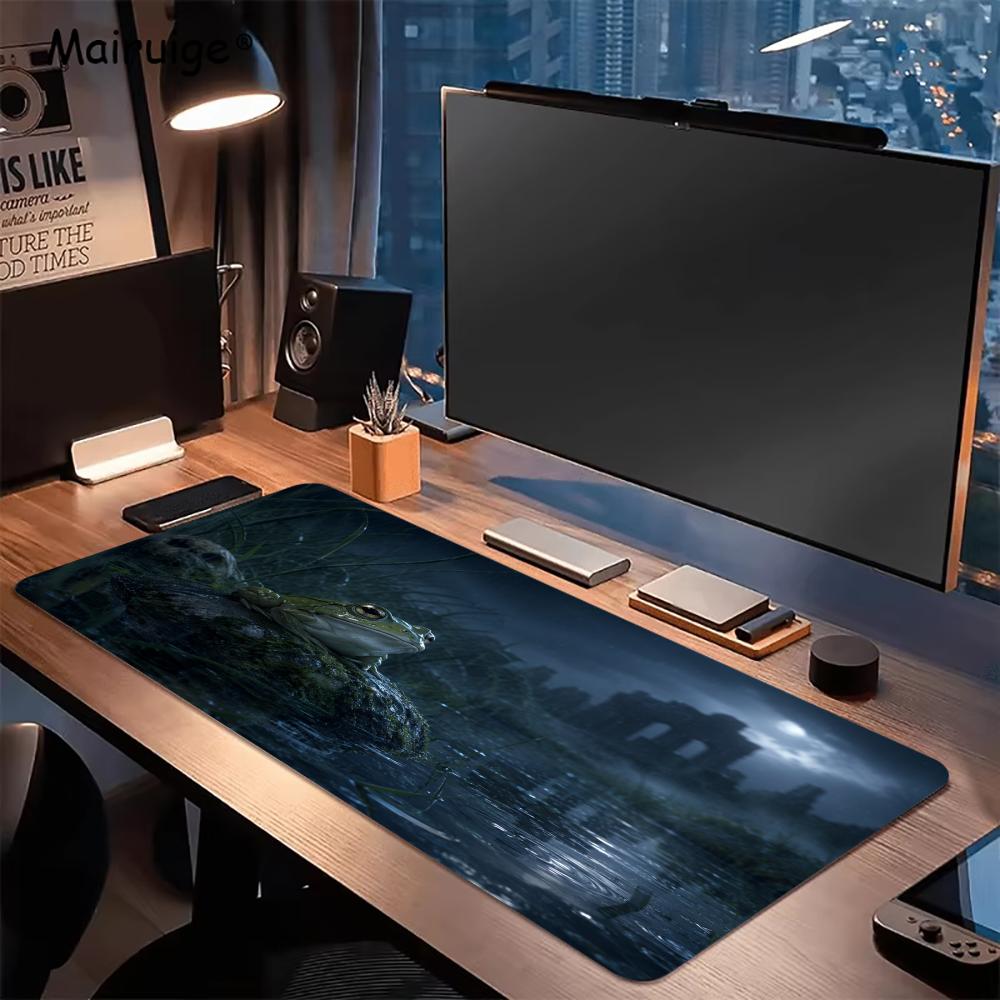 Enchanted Frog Mouse Pad Desk  - Desk Setup Gaming And Work review and price