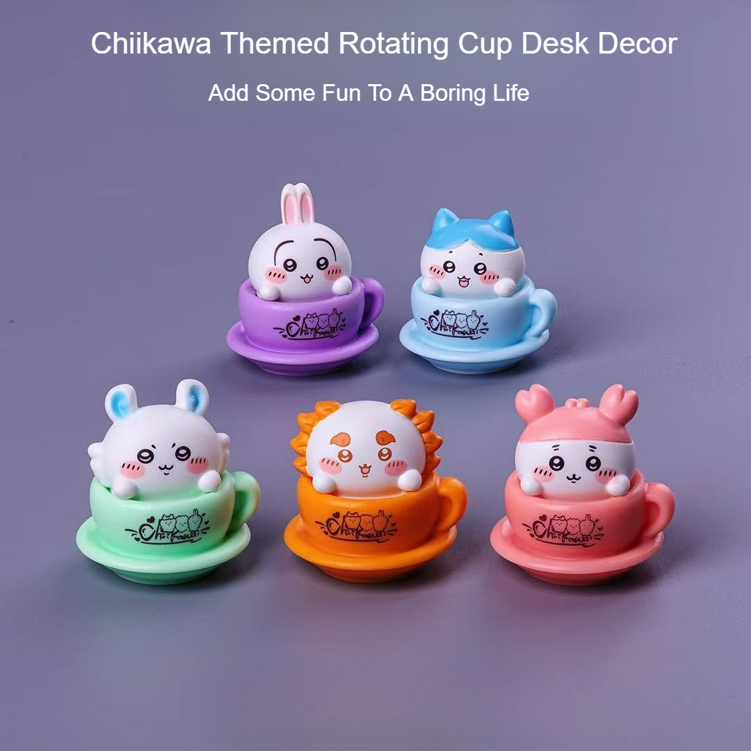 Chiikawa Rotating Cup Figure K - Desk Setup Kawaii review and price