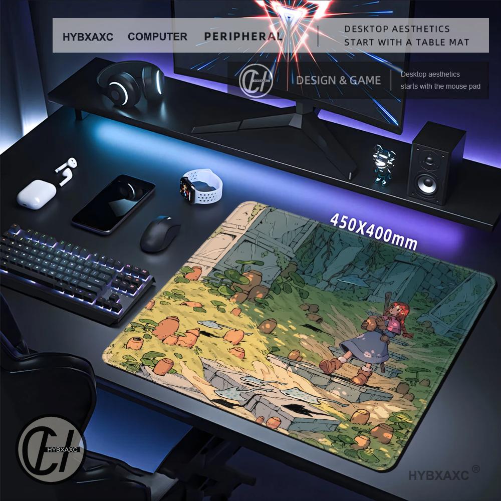 HYBXAXC Anime Adventure Girl R - Desk Setup Gaming And Work review and price