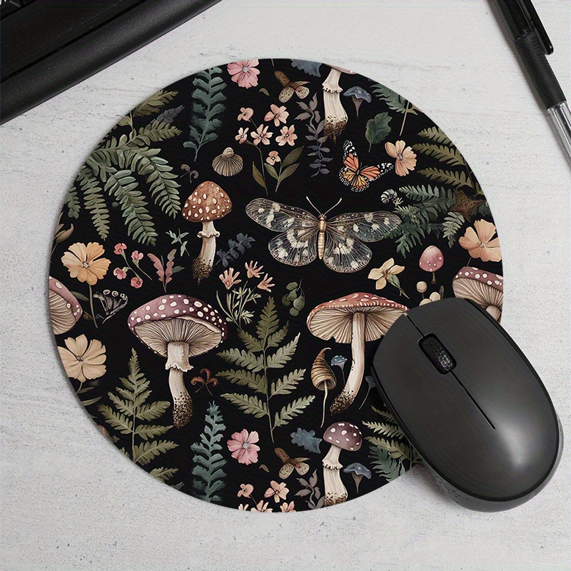 Round Forest Plant Mouse Pad R - Desk Setup For Office review and price