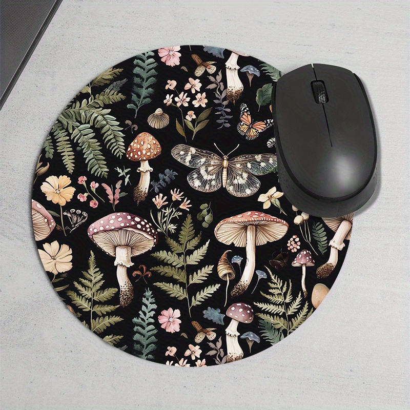 Round Forest Plant Mouse Pad R - Desk Setup For Office review and price